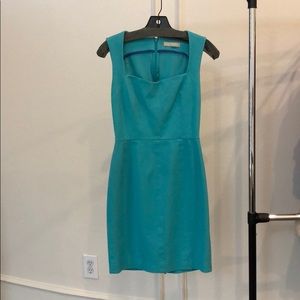 Banana Republic Sloan Fit Turquoise Sheath Dress